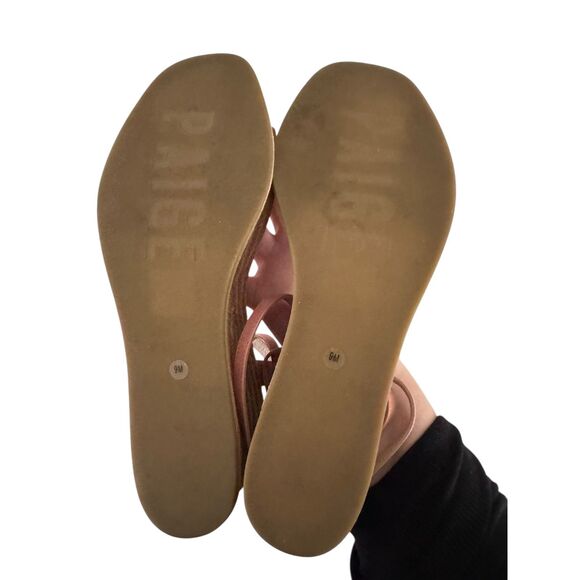 Paige Women's Jamie Platform Espadrille Sandal Pink Size 9 - Picture 10 of 10